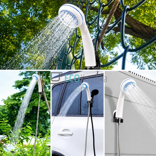 Душ портативний Portable Outdoor Shower з акумулятором т ...