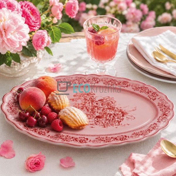 Овальне порцелянове блюдо Heritage Toile Collection 36x2 ...