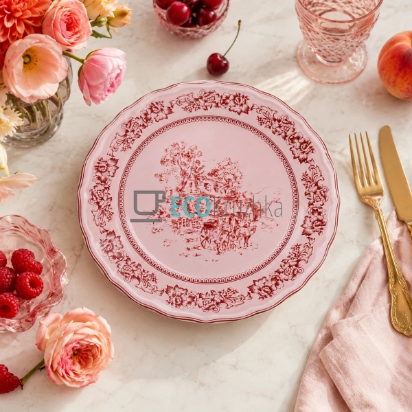 Тарілка порцелянова обідня Heritage Toile Collection 27x ... Тарілка порцелянова обідня Heritage Toile Collection 27x ...