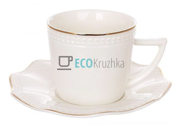 УЦІНКА Кавовий порцеляновий набір Pure Grace, 6 чашок 11 ...