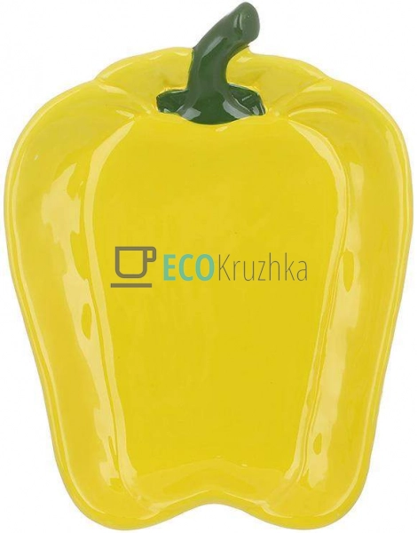 УЦІНКА Тарілка керамічна "Pepper", 23.5 х 18.3 х 3см, ко ...