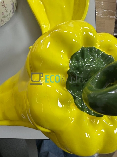 УЦІНКА Банка керамічна "Pepper" 1000мл, Жовтий