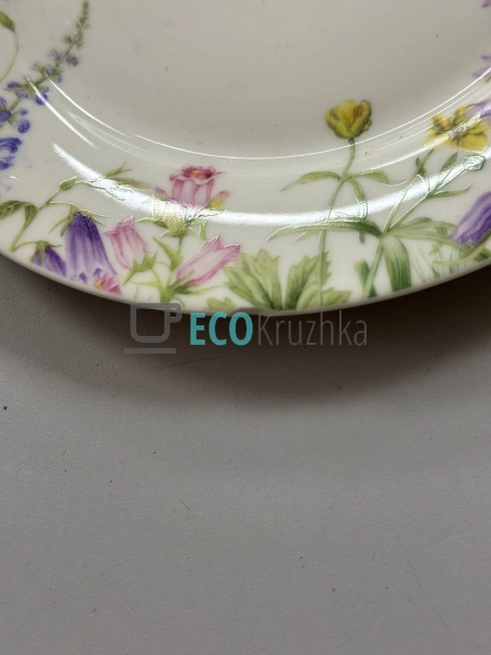 УЦІНКА Тарілка порцелянова десертна D19см Floral УЦІНКА Тарілка порцелянова десертна D19см Floral