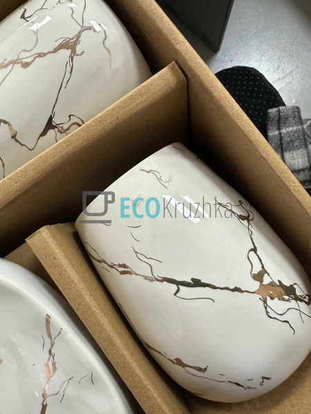 УЦІНКА Набір для ванної кімнати "Білий мармур із золотом ... УЦІНКА Набір для ванної кімнати "Білий мармур із золотом ...