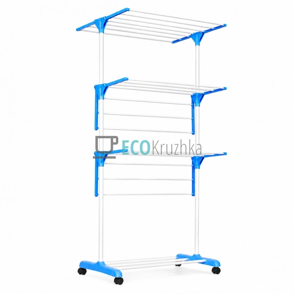 Складана сушарка для білизни на колесах Garment Rack Wit ...