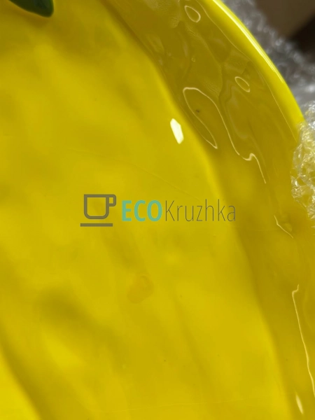 УЦІНКА Тарілка керамічна "Pepper", 33*15*6см, колір - жо ... УЦІНКА Тарілка керамічна "Pepper", 33*15*6см, колір - жо ...