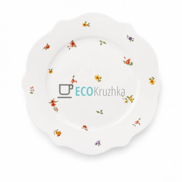 Тарілка порцелянова Cottage Garden 27 см із хвилястим кр ... Тарілка порцелянова Cottage Garden 27 см із хвилястим кр ...