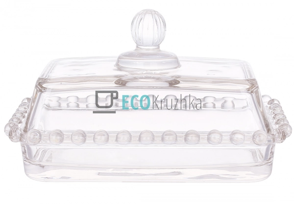 УЦІНКА Маслянка скляна Bauble 16.8*10.5*9.5см УЦІНКА Маслянка скляна Bauble 16.8*10.5*9.5см