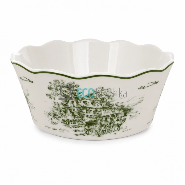 Порцеляновий салатник Heritage Toile Collection Green 90 ...