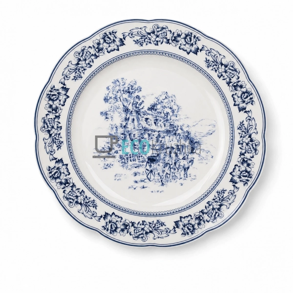 Тарілка порцелянова Heritage Toile Collection Blue 27×3 ... Тарілка порцелянова Heritage Toile Collection Blue 27×3 ...
