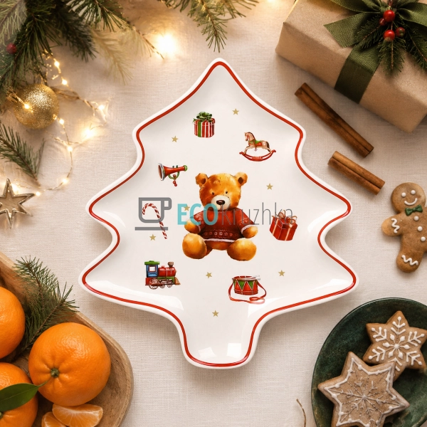 Блюдо My Teddy Bear у формі ялинки 23,5×21,5 см (K151) Блюдо My Teddy Bear у формі ялинки 23,5×21,5 см (K151)