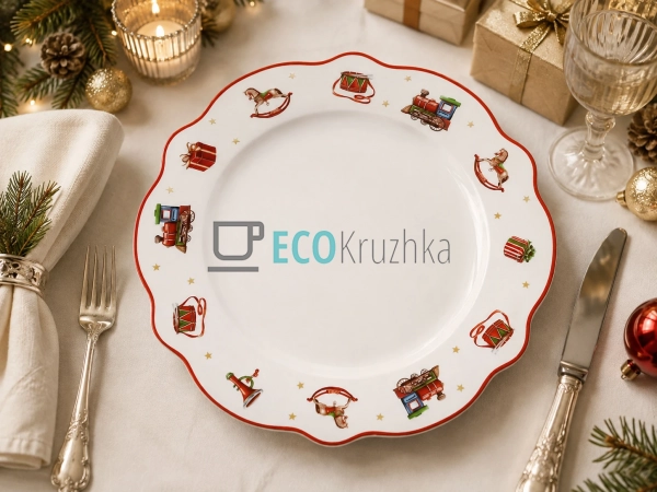 Тарілка порцелянова My Teddy Bear 27 см (K145) Тарілка порцелянова My Teddy Bear 27 см (K145)