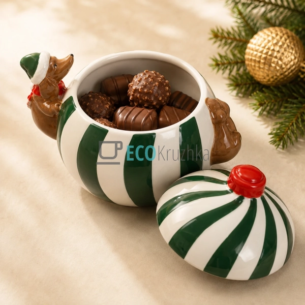 Керамічна банка для солодощів Candy Collection Весела та ...