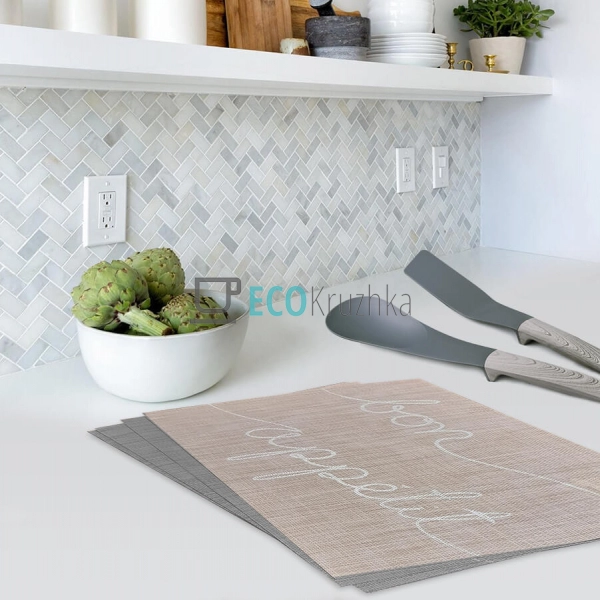 Cервірувальна серветка 43,5×28,5 см MR-1911-grey