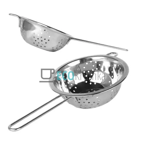 Друшляк нержавіючий з ручкой 20 х 7 EK0847 Друшляк нержавіючий з ручкой 20 х 7 EK0847