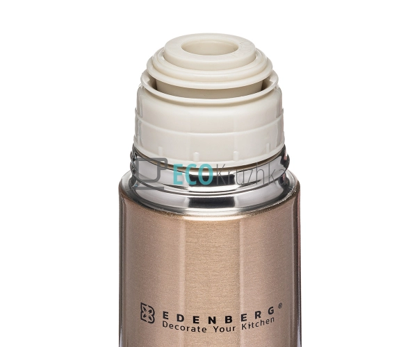 Термокружка з чашкой Edenberg 500 мл Золотий EK13551 Термокружка з чашкой Edenberg 500 мл Золотий EK13551