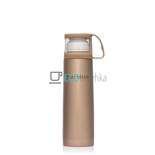 Термокружка з чашкой Edenberg 350 мл Золотий EK13788 Термокружка з чашкой Edenberg 350 мл Золотий EK13788