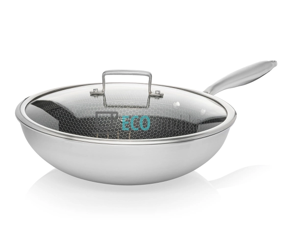 Cковорода WOK 30х9 см нержав ...