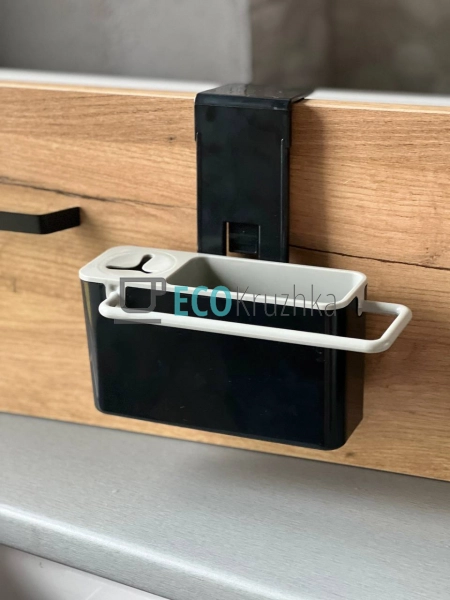 Органайзер для мийки Supretto 16 х 9 см Сірий EK85023 Органайзер для мийки Supretto 16 х 9 см Сірий EK85023