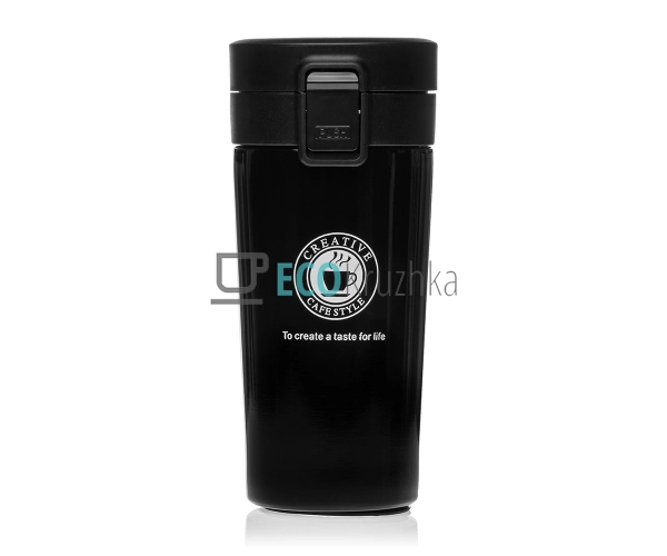 Термокружка з ситечком Creative 350 мл Чорний EK8279 Термокружка з ситечком Creative 350 мл Чорний EK8279