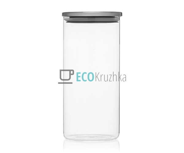 Ємність для сипких продуктів 9.5х20.7 см із нержавіючою  ...