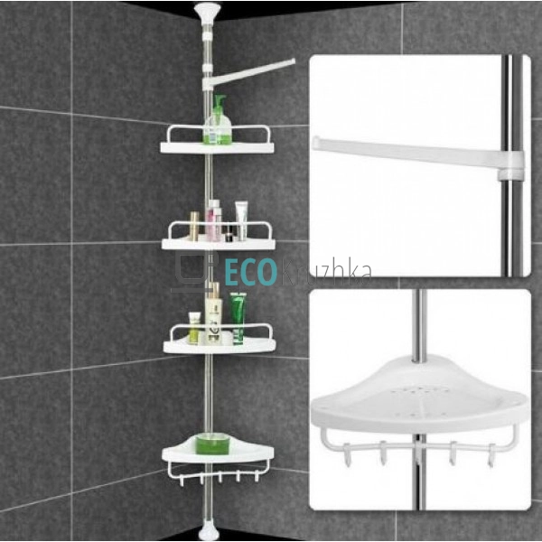 Кутова полиця органайзер для ванної кімнати із 4 полиць  ... Кутова полиця органайзер для ванної кімнати із 4 полиць  ...