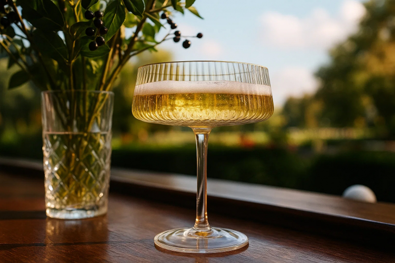 Розкішні келихи для шампанського з золотим обідком вже в наявності! Ідеальні для святкових моментів!